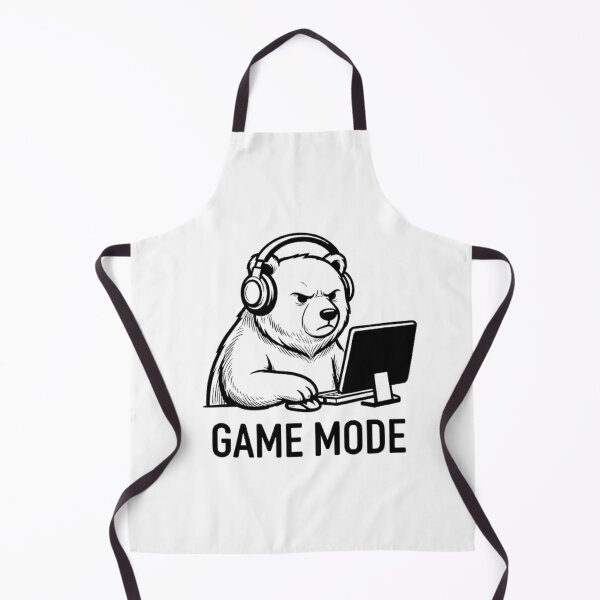 Item preview, Game Mode On Gamer Bear Graphic designed and sold by GiggleInkTees.