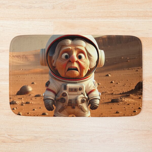 Item preview, Old Woman in a space suit on Mars designed and sold by Colin Bentham.