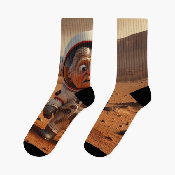 Item preview, Old Woman in a space suit on Mars designed and sold by Colin Bentham.