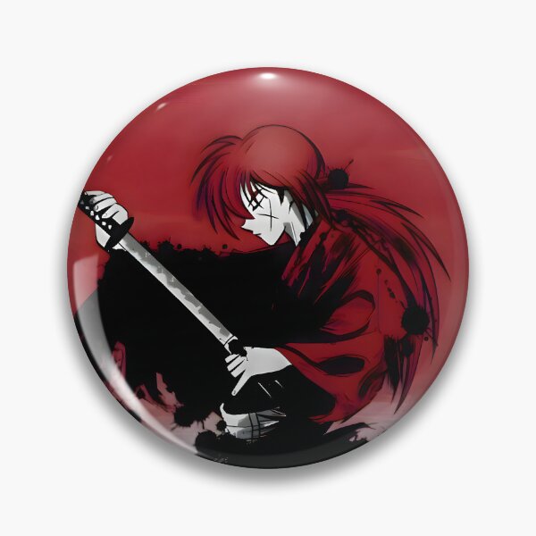 Item preview, The Blood Sun Samurai - Himura Kenshin Ink Splatter Manga Art designed and sold by Teenkai.