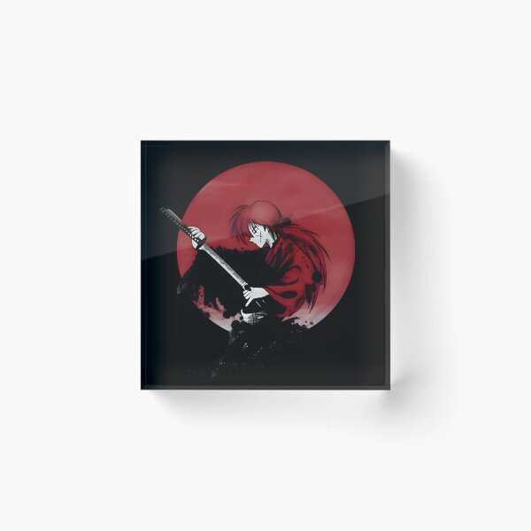 Item preview, The Blood Sun Samurai - Himura Kenshin Ink Splatter Manga Art designed and sold by Teenkai.