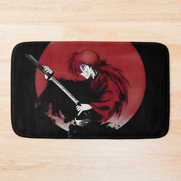 Item preview, The Blood Sun Samurai - Himura Kenshin Ink Splatter Manga Art designed and sold by Teenkai.