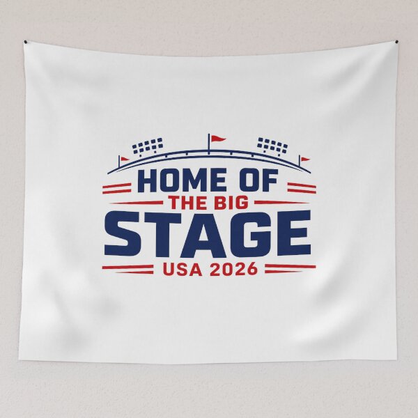 Item preview, HOME OF THE BIG STAGE. Football Soccer World Cup USA 2026 designed and sold by PerfectMatch.