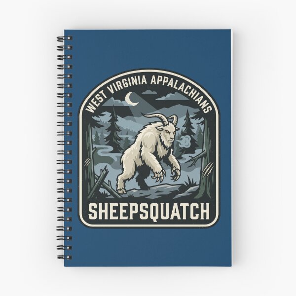 Item preview, West Virginia Appalachians – Sheepsquatch | National Park Badge Design designed and sold by ElNiro.