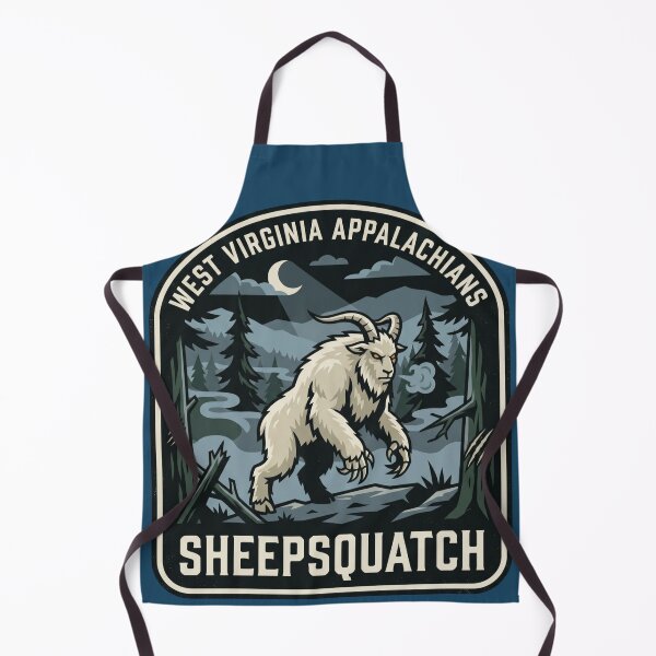 Item preview, West Virginia Appalachians – Sheepsquatch | National Park Badge Design designed and sold by ElNiro.