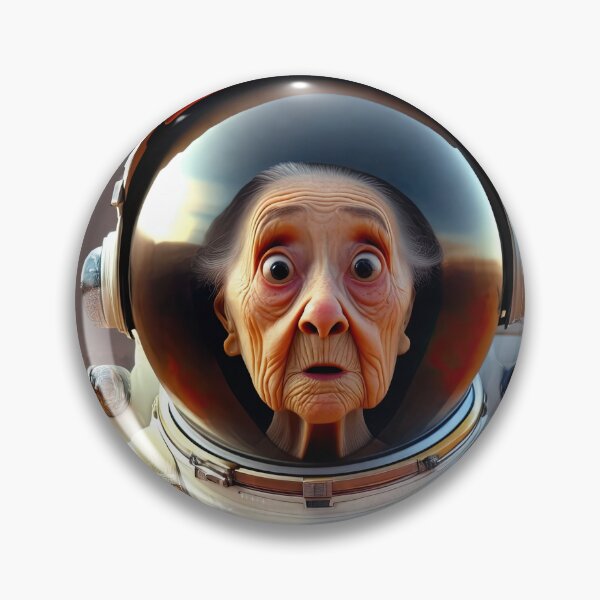 Item preview, Old Woman in a space suit on Mars designed and sold by Colin Bentham.