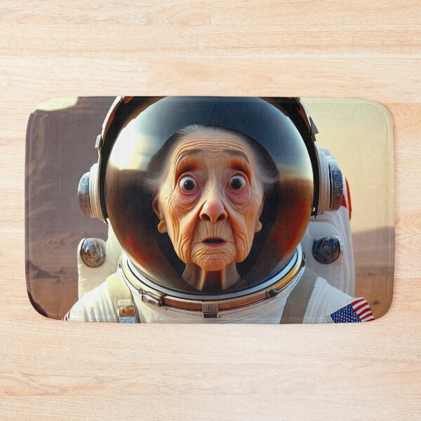 Item preview, Old Woman in a space suit on Mars designed and sold by Colin Bentham.