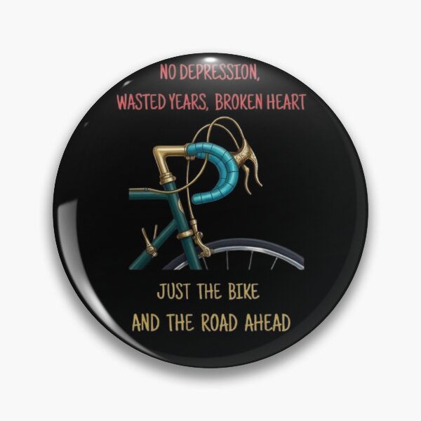 Item preview, Just the Bike and the Road Ahead - Cycling Therapy  designed and sold by Stefanrajzer.