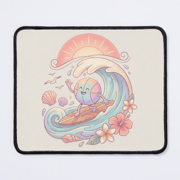 Item preview, Pastel Surfing Basketball Wave Bliss designed and sold by MythicCotton.