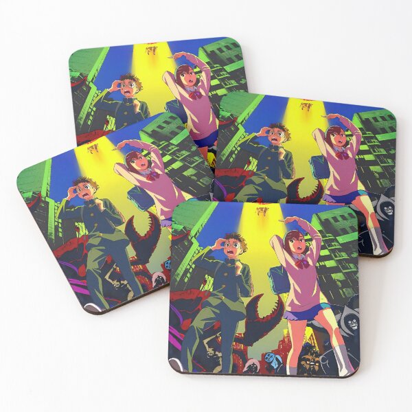 Item preview, Dan Da Dan Alien Encounter Anime Art – Retro Sci Fi Manga Aesthetic designed and sold by PosterFuel.