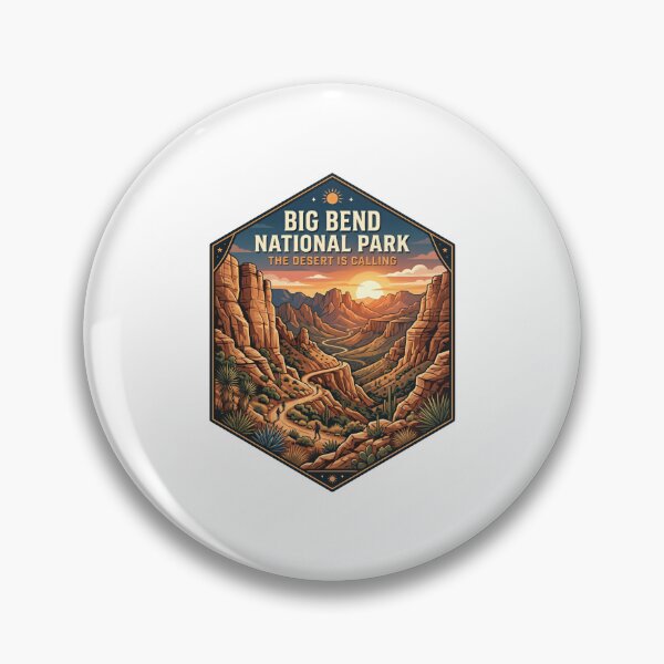 Item preview, Big Bend National Park The Desert Is Calling Travel Hiking Nature Lovers designed and sold by Simsimah26Parks.