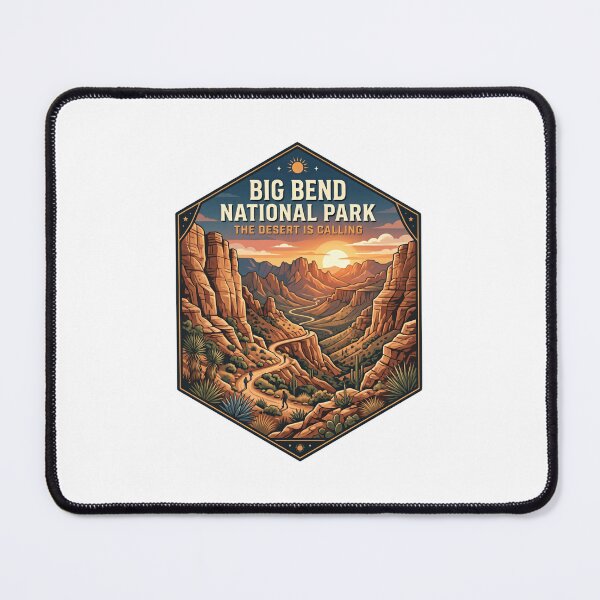 Item preview, Big Bend National Park The Desert Is Calling Travel Hiking Nature Lovers designed and sold by Simsimah26Parks.