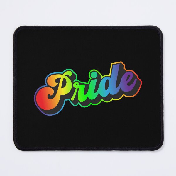 Item preview, Retro Rainbow Pride Typography designed and sold by Ram94.
