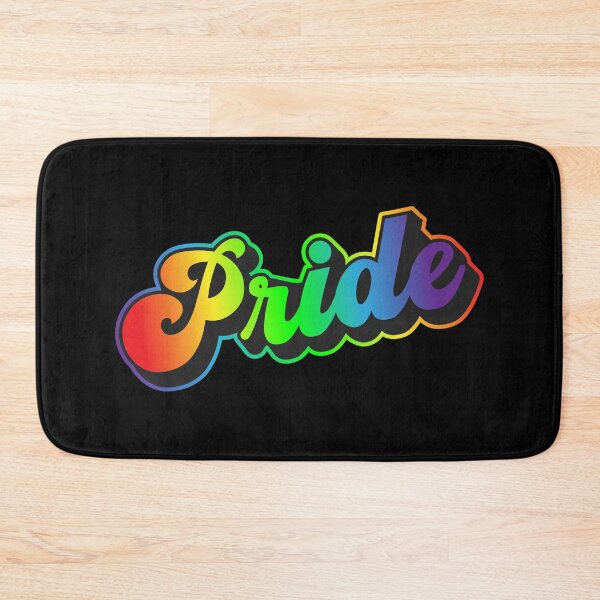 Item preview, Retro Rainbow Pride Typography designed and sold by Ram94.