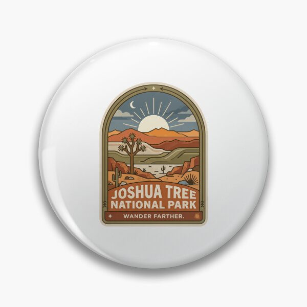 Item preview, Joshua Tree National Park Wander Farther Travel National Parks Hiking Adventure Souvenir designed and sold by Simsimah26Parks.
