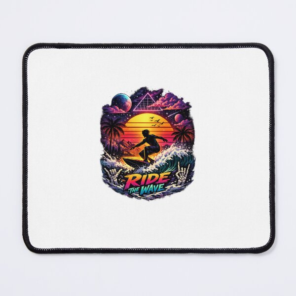 Item preview, Image of a surfer riding the waves whilst the sun sets designed and sold by carlsmart1.