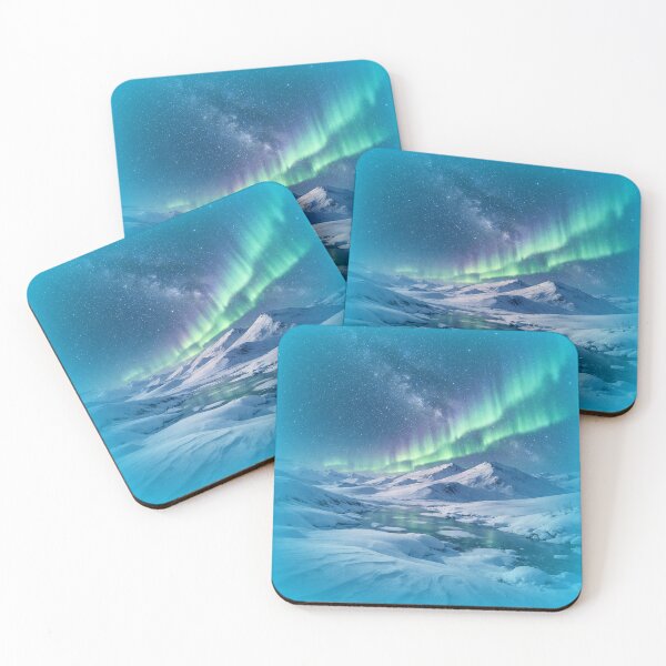 Item preview, Aurora snow landscape designed and sold by SeanTee.