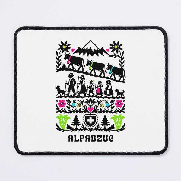 Item preview, Alpabzug Swiss Alpine Cow Drive Folk Art designed and sold by AntiqueImages.