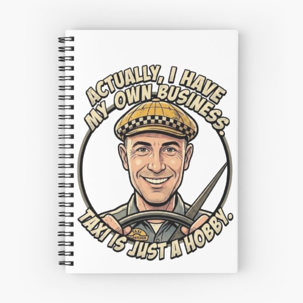 Item preview, Taxi Is Just A Hobby - Funny Driver Cartoon designed and sold by POTOTSKA.