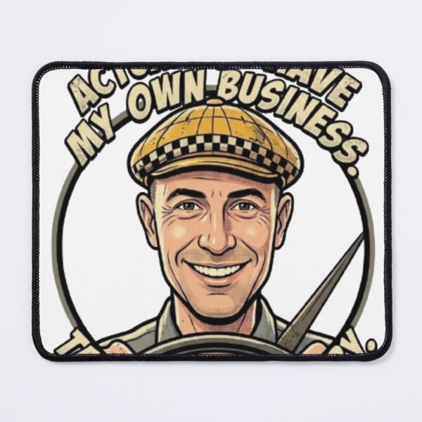 Item preview, Taxi Is Just A Hobby - Funny Driver Cartoon designed and sold by POTOTSKA.