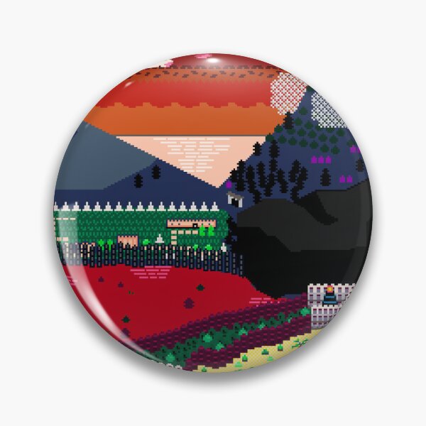 Item preview, Twilight landscape in pixel art designed and sold by NekoPunkShop.