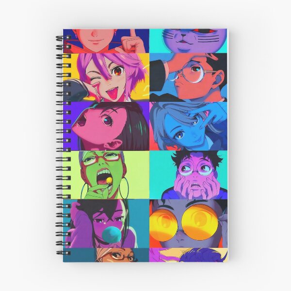 Item preview, Dan Da Dan Character Collage Anime Art – Neon Manga Aesthetic designed and sold by PosterFuel.