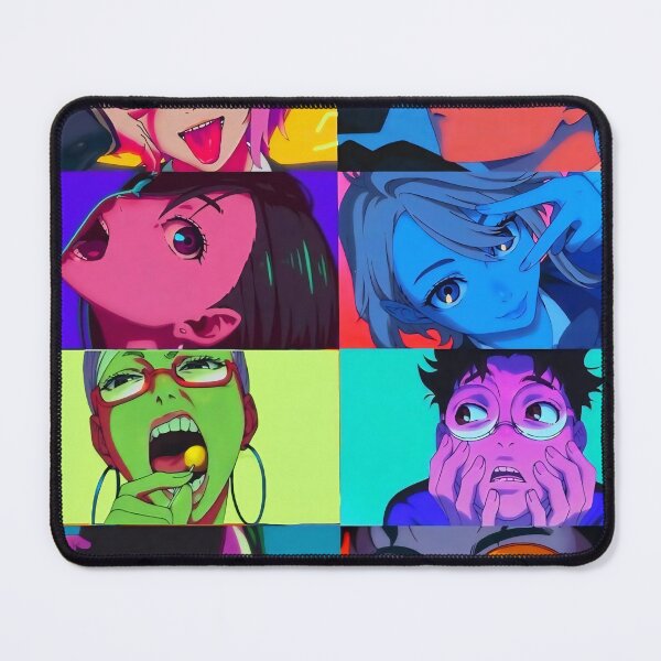 Item preview, Dan Da Dan Character Collage Anime Art – Neon Manga Aesthetic designed and sold by PosterFuel.