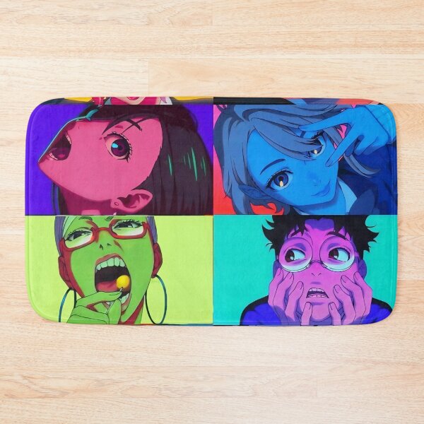 Item preview, Dan Da Dan Character Collage Anime Art – Neon Manga Aesthetic designed and sold by PosterFuel.