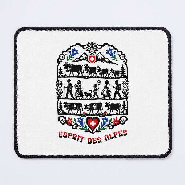 Item preview, Swiss Alpine Cow Parade Esprit Des Alpes designed and sold by AntiqueImages.