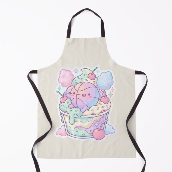 Item preview, Kawaii Pastel Basketball Ice Cream Dream designed and sold by MythicCotton.