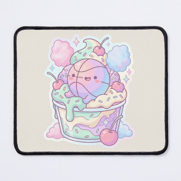 Item preview, Kawaii Pastel Basketball Ice Cream Dream designed and sold by MythicCotton.