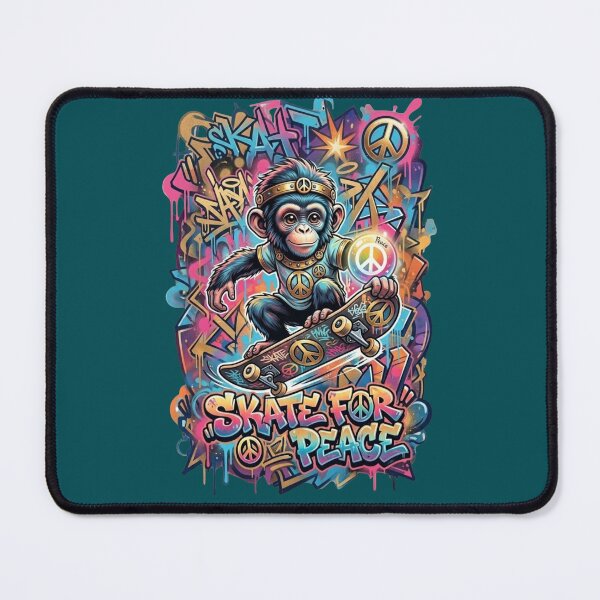 Item preview, Skate for Peace – Urban Monkey Graffiti Design designed and sold by Out of Toxic Studio.