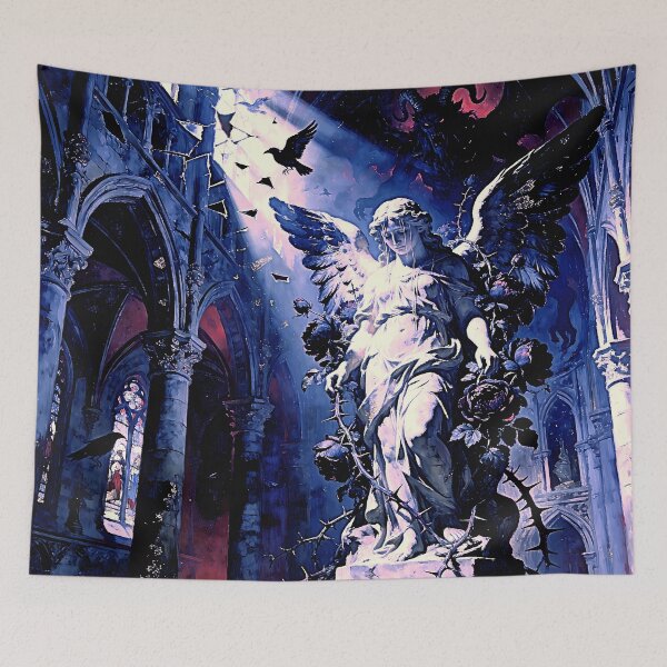 Item preview, Dark Gothic Art &amp; Fine Art Prints (1:1 Square Posters) designed and sold by Cyber-ART-Studio.