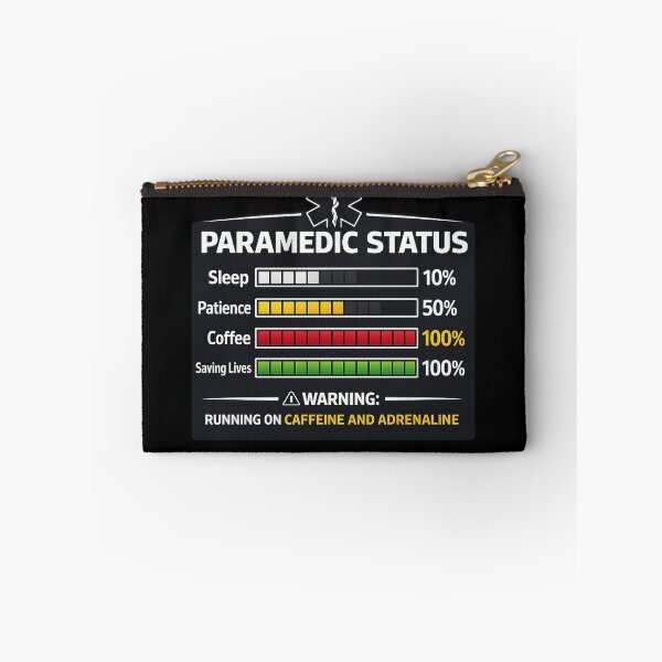 Item preview, Paramedic Status  Running on Caffeine and Adrenaline Funny EMS Gift designed and sold by super-think.