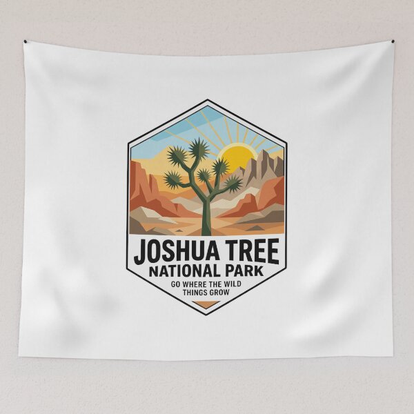 Item preview, Joshua Tree National Park Go Where The Wild Things Grow Travel National Parks Hiking Adventure designed and sold by Simsimah26Parks.