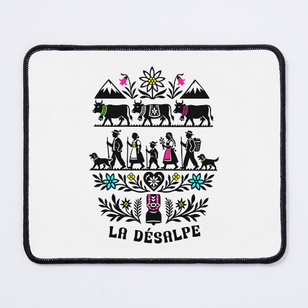 Item preview, La Désalpe Alpine Cow Herding Folk Art Tradition designed and sold by AntiqueImages.