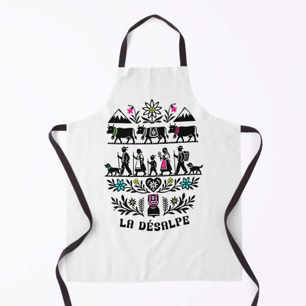 Item preview, La Désalpe Alpine Cow Herding Folk Art Tradition designed and sold by AntiqueImages.