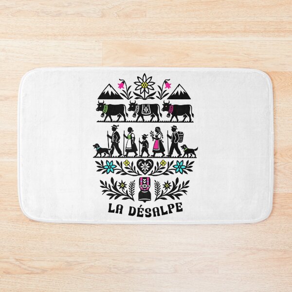 Item preview, La Désalpe Alpine Cow Herding Folk Art Tradition designed and sold by AntiqueImages.