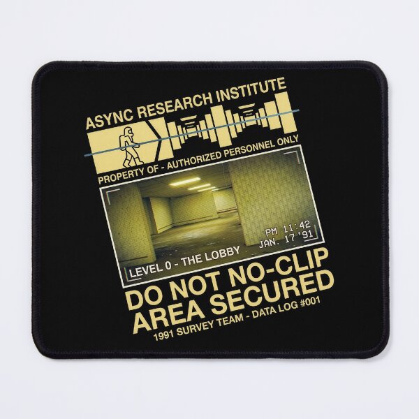 Item preview, Backrooms Level 0 Research Institute Warning Poster Vintage VHS Found Footage Liminal Space Horror Design designed and sold by Kate1art.