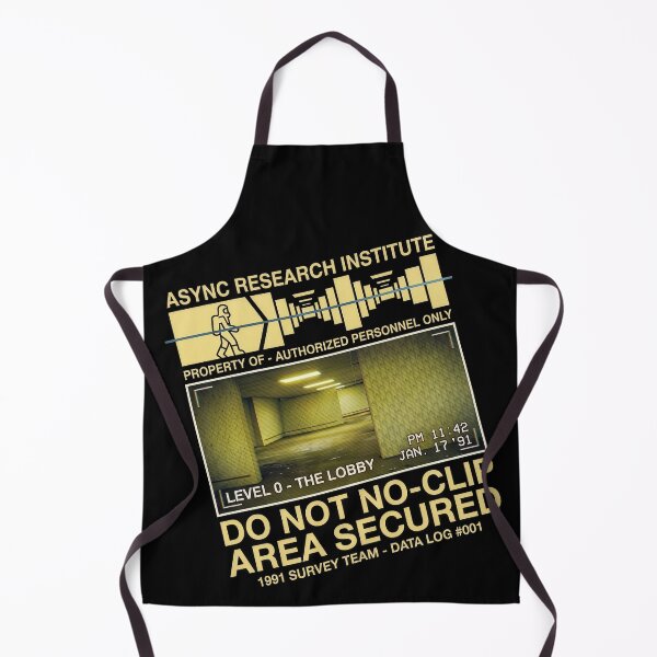 Item preview, Backrooms Level 0 Research Institute Warning Poster Vintage VHS Found Footage Liminal Space Horror Design designed and sold by Kate1art.