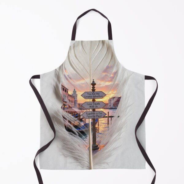 Item preview, Venice Romantic Feather Art | Love Travel Quote Design designed and sold by GalleryPeak.