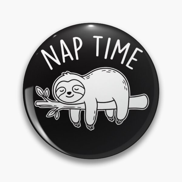 Item preview, Cute Sloth Nap Time Branch Lineart designed and sold by GiggleInkTees.