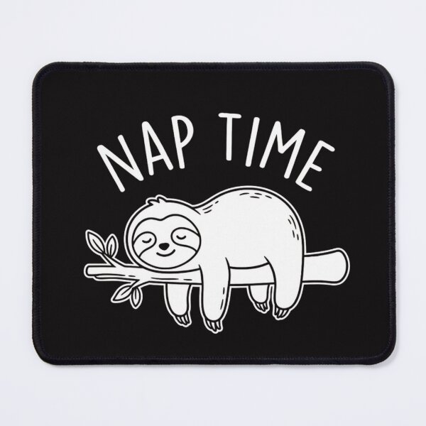 Item preview, Cute Sloth Nap Time Branch Lineart designed and sold by GiggleInkTees.
