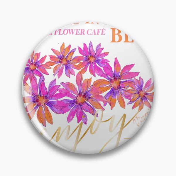 Item preview, Live Life In Full Bloom Join Our Flower Café Enjoy Floral T-Shirt designed and sold by Atique Creations.