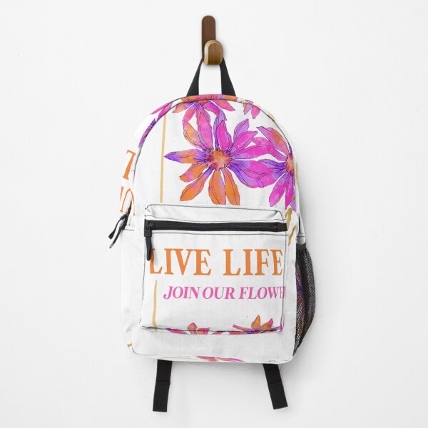 Item preview, Live Life In Full Bloom Join Our Flower Café Enjoy Floral T-Shirt designed and sold by Atique Creations.