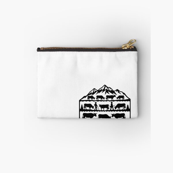 Item preview, Swiss Alpine Cow Herding Silhouette Art designed and sold by AntiqueImages.