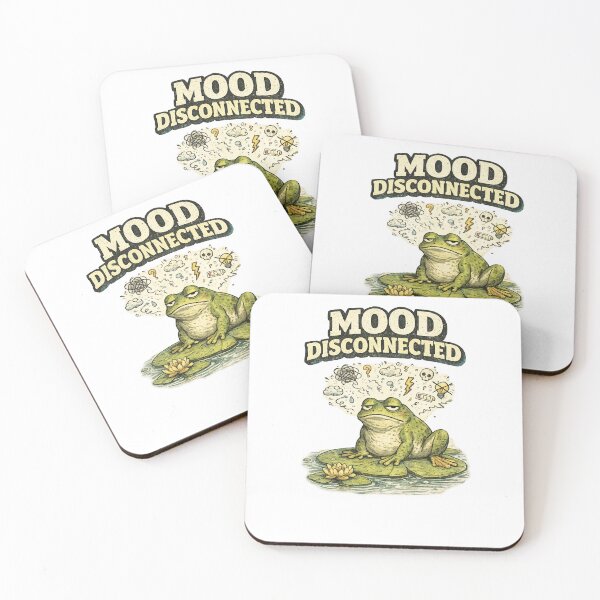 Item preview, Mood Disconnected Grumpy Frog Low Battery Art – Relatable Introvert Humor | Frog Lover Gift designed and sold by irfanshikh.