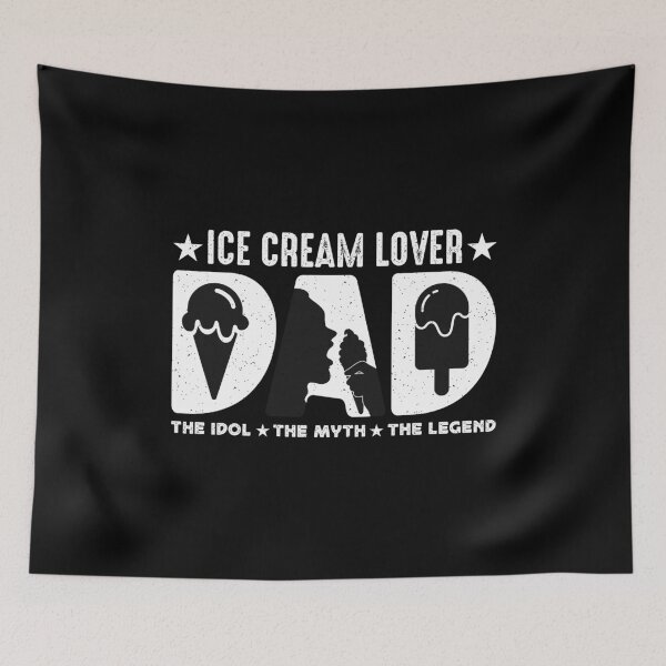 Item preview, Ice Cream Lover Dad The Idol The Myth Cream Cone designed and sold by tshirtconcepts.