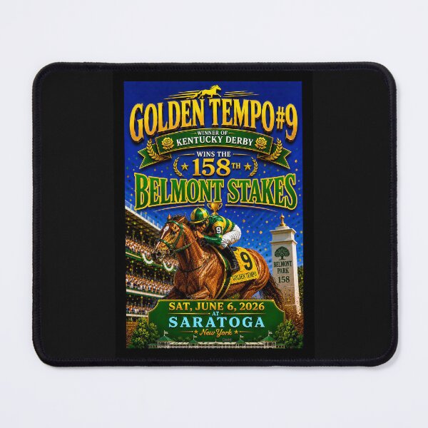 Item preview, GOLDEN TEMPO #9 - Wins the BELMONT STAKES - June 6, 2026 designed and sold by DBM Photo Art 1.