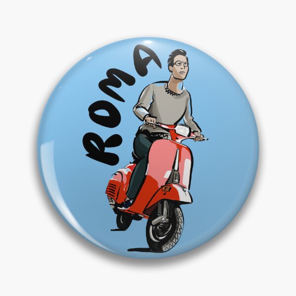 Item preview, Rome Scooter | Italian Dolce Vita Illustration designed and sold by Covo Studio.